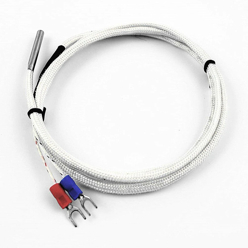 0-800 ℃ Thermocouple Temperature Probe Sensor K Type M4*30mm Shielded Braide Wire Temperature Controller 1/2/3/4/5M
0-800 ℃ Thermocouple Temperature Probe Sensor K Type M4*30mm Shielded Braide Wire Temperature Controller 1/2/3/4/5M