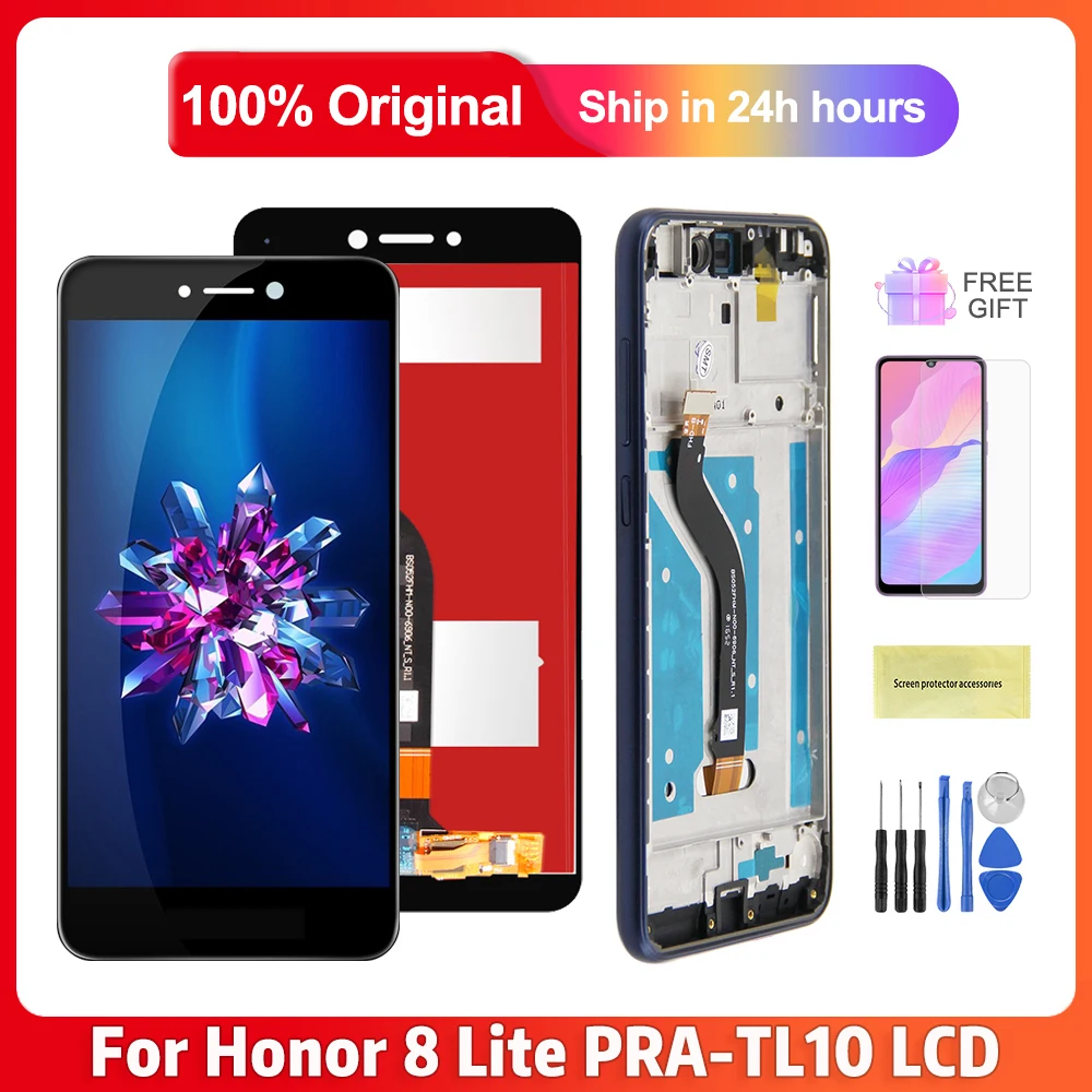 Экран дисплея 5,2 дюйма для Huawei Honor 8 Lite, ЖК-дисплей, сенсорный экран с рамкой для замены для Honor 8 Lite PRA-TL10 -TL20 LCD
Экран дисплея 5,2 дюйма для Huawei Honor 8 Lite, ЖК-дисплей, сенсорный экран с рамкой для замены для Honor 8 Lite PRA-TL10 -TL20 LCD