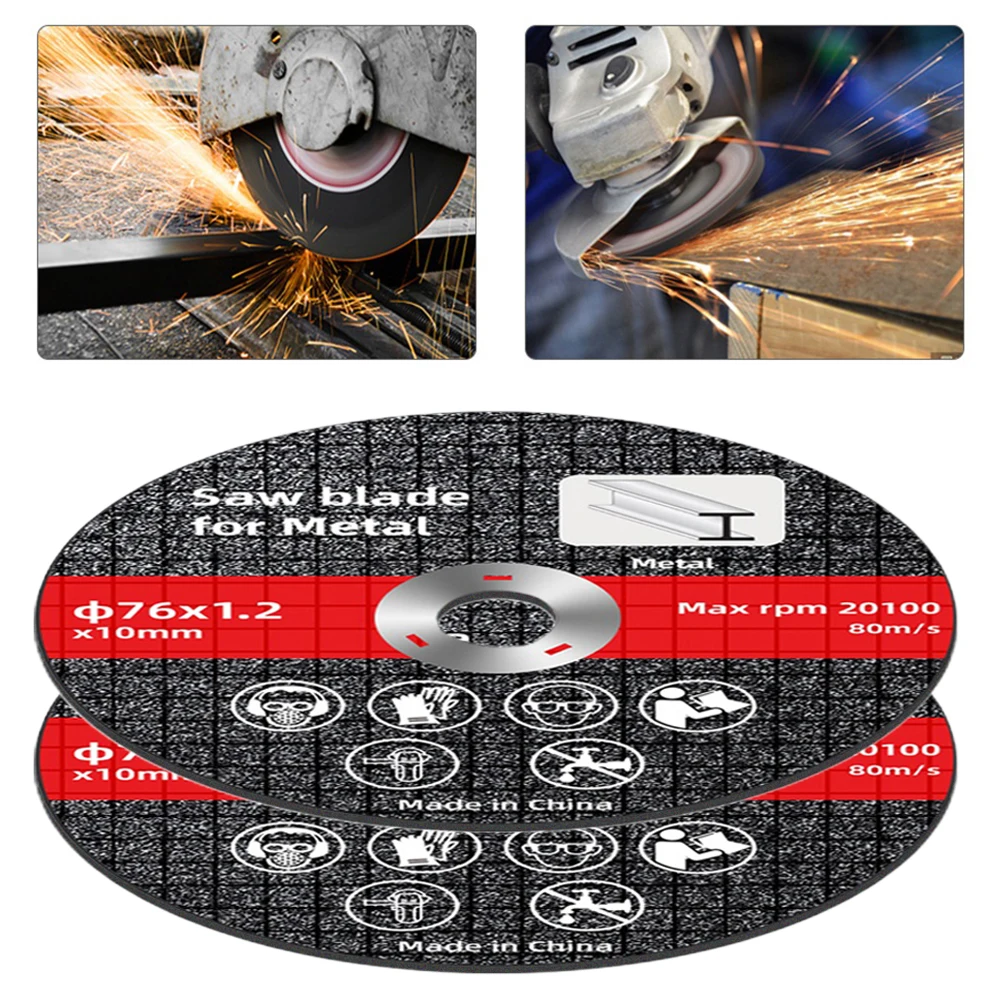 76mm Metal Cutting Discs For Sanding Grinding Cut Off Circle Wheels Saw Blades Discs Electric Angle Grinder Accessories
76mm Metal Cutting Discs For Sanding Grinding Cut Off Circle Wheels Saw Blades Discs Electric Angle Grinder Accessories