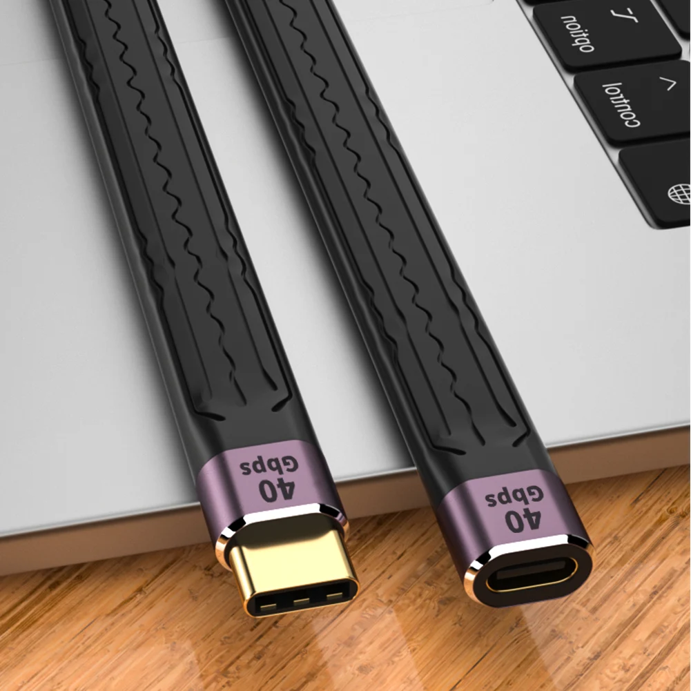 USB C Cable USB 4.0 Gen3 Type C Male/Female to Type C Male Fast Charging Data Cable 40Gpbs High-Speed 5A PD 100W USB Cord Cable
USB C Cable USB 4.0 Gen3 Type C Male/Female to Type C Male Fast Charging Data Cable 40Gpbs High-Speed 5A PD 100W USB Cord Cable