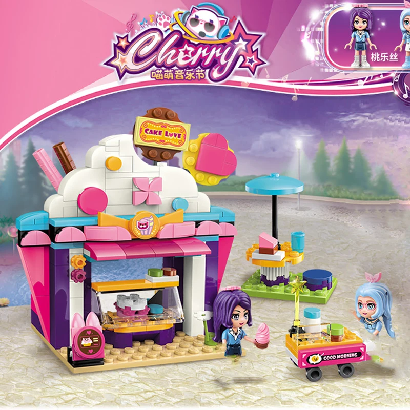 Enlighten Girls City Cherry Sweet Cake House Magic Cat Music Party Building Blocks Kit Bricks Classic Model Kids Girls DIY Toys
Enlighten Girls City Cherry Sweet Cake House Magic Cat Music Party Building Blocks Kit Bricks Classic Model Kids Girls DIY Toys