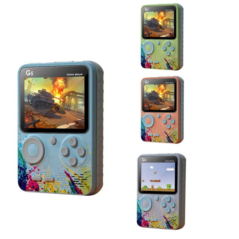 G5 Retro Video Game Console Handheld Game Player 3.0 Inch Pocket Game Controller Built-In 500 Games
G5 Retro Video Game Console Handheld Game Player 3.0 Inch Pocket Game Controller Built-In 500 Games