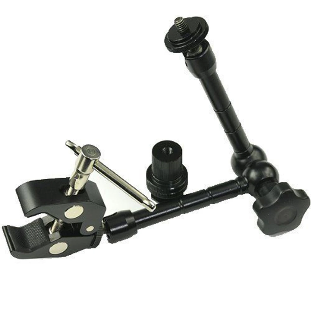7" Adjustable Articulating Magic Arm + C/U Type Clamp for Camera LCD Monitor Flash Light Photography Accessories Fotograficas
7" Adjustable Articulating Magic Arm + C/U Type Clamp for Camera LCD Monitor Flash Light Photography Accessories Fotograficas