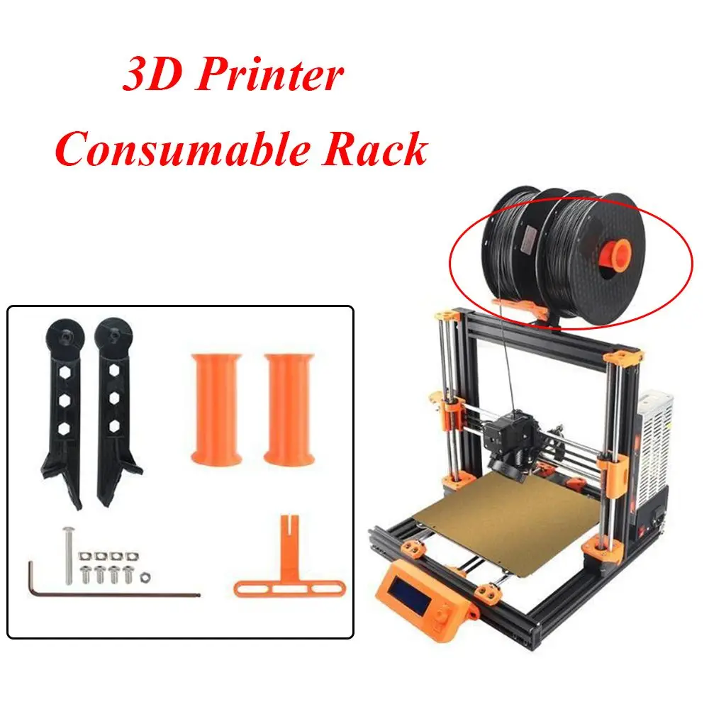 Prusa i3 MK3S bear Consumable Rack Consumable Material Holder Filament Bracket 3D Printer PartsFor Prusa i3 MK3S bear
Prusa i3 MK3S bear Consumable Rack Consumable Material Holder Filament Bracket 3D Printer PartsFor Prusa i3 MK3S bear