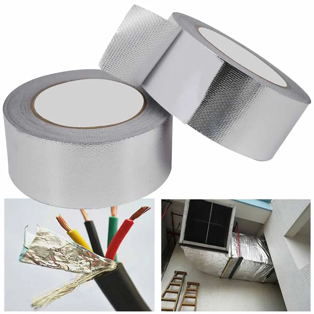 Aluminium Foil Adhesive Tape High Temperature Resistant Smoke Exhaust Pipe Sealing Tape For Heat Insulation Waterproof Repair
Aluminium Foil Adhesive Tape High Temperature Resistant Smoke Exhaust Pipe Sealing Tape For Heat Insulation Waterproof Repair