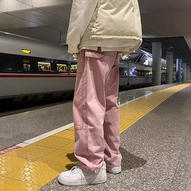 2022New Men Patchwork Baggy Harajuku Jeans Pants 2022 Mens Streetwear Korean Causal Denim Trousers Male Vintage Wide Leg Jeans
2022New Men Patchwork Baggy Harajuku Jeans Pants 2022 Mens Streetwear Korean Causal Denim Trousers Male Vintage Wide Leg Jeans