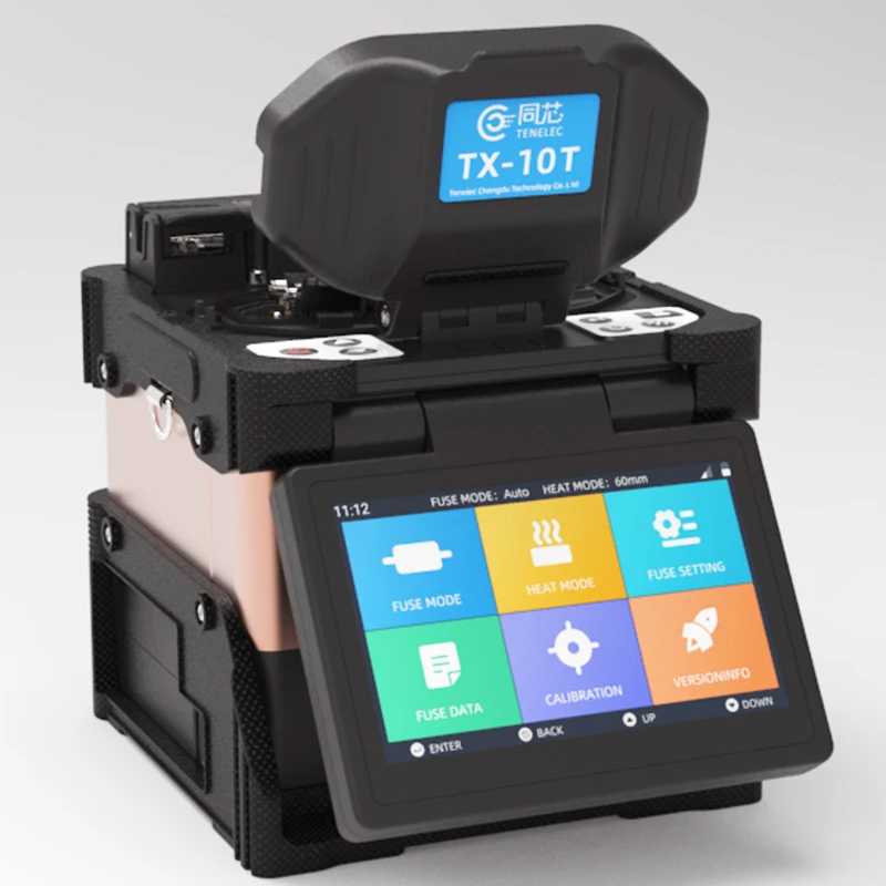 New Genuine FTTH 6 Motors Tenelec TX-10T Splicer fiber optic fusion welder splicing machine
New Genuine FTTH 6 Motors Tenelec TX-10T Splicer fiber optic fusion welder splicing machine