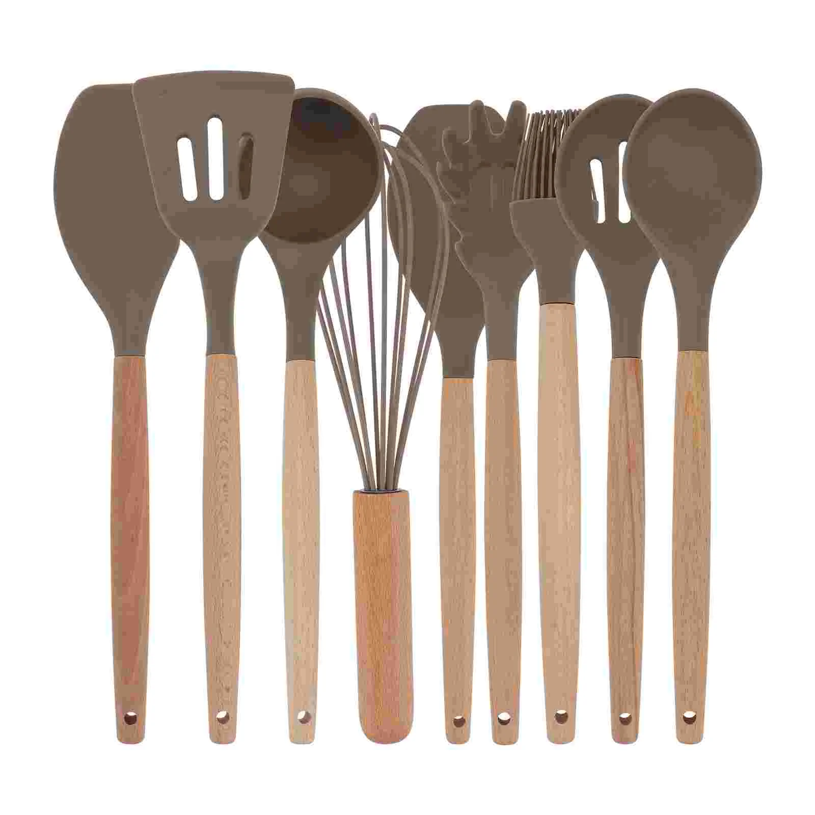 Cooking Spatula Set Ladle Spoon Kitchen Wooden Utensils Silicone Turner Utensil Soup Tool Serving Punch Kitchen accessories
Cooking Spatula Set Ladle Spoon Kitchen Wooden Utensils Silicone Turner Utensil Soup Tool Serving Punch Kitchen accessories