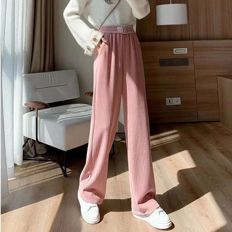 Corduroy Wide Leg Pants Women High Waist Autumn Winter 2022 New Fashion Loose Drape Mopping Pants Casual Warm Straight Trousers
Corduroy Wide Leg Pants Women High Waist Autumn Winter 2022 New Fashion Loose Drape Mopping Pants Casual Warm Straight Trousers