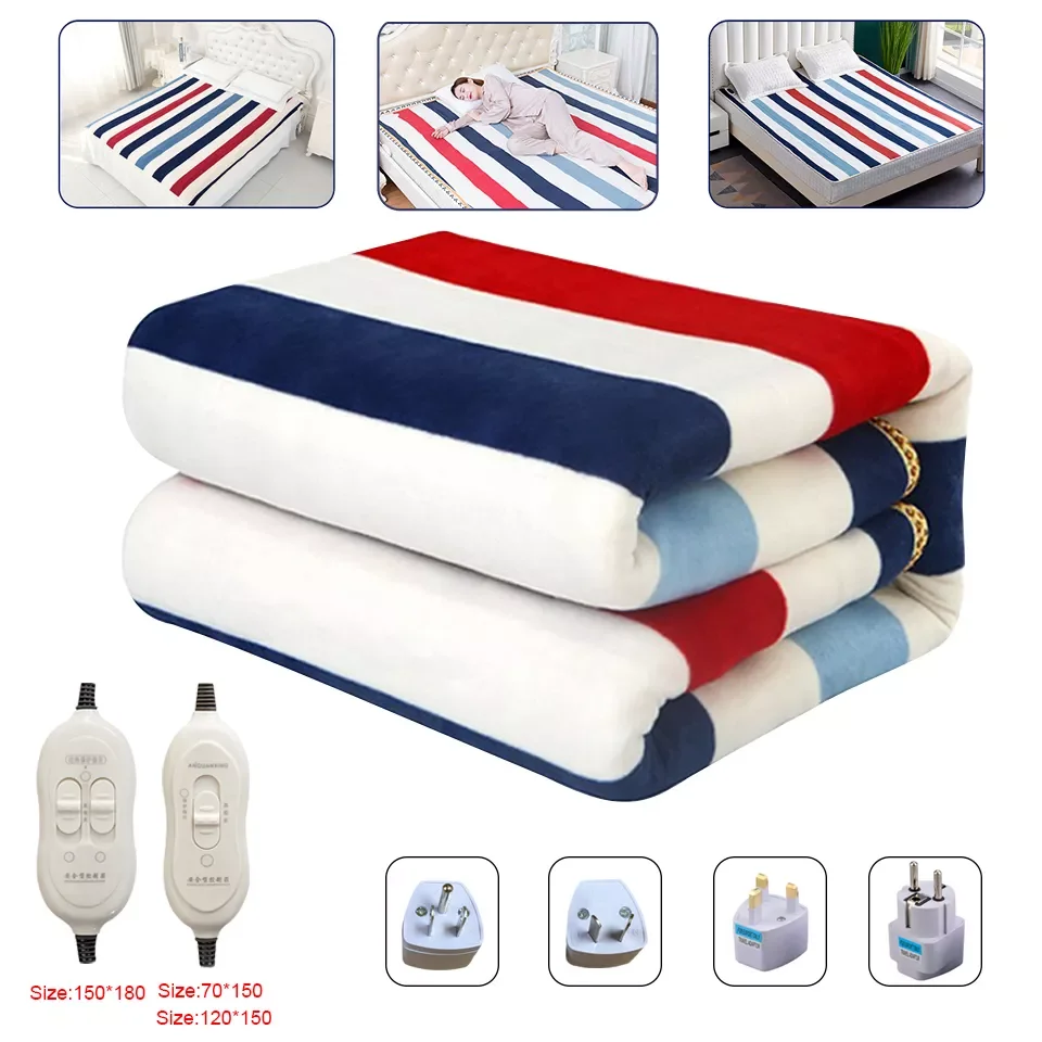 220V Blanket Heated Electric Mattress Thicken Thermostat Electric Blankets Security Electric Heating Blanket Warm Heated Plaid
220V Blanket Heated Electric Mattress Thicken Thermostat Electric Blankets Security Electric Heating Blanket Warm Heated Plaid