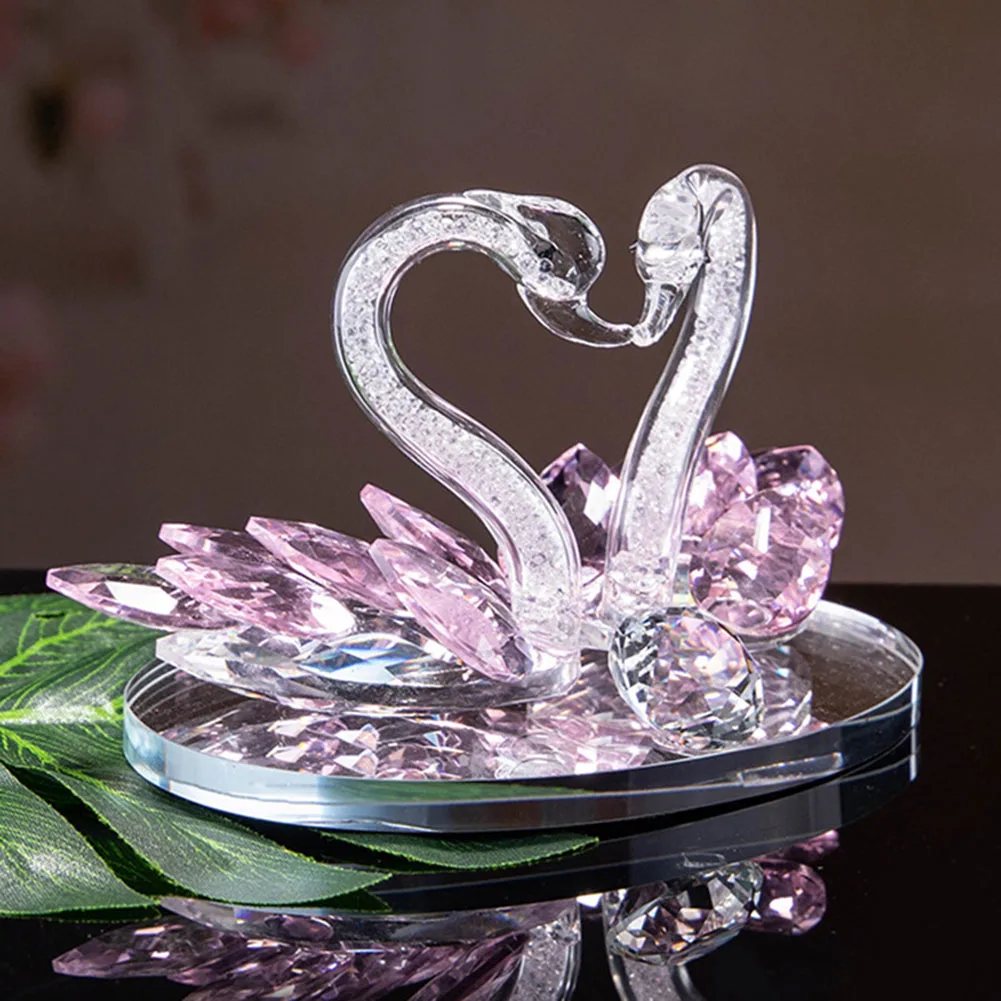 Creative Swan Crystal Glass Figure Crystal Swan Car Ornament 5 Colors Swan Crystal Decoration Crafts Home Decor Christmas Gifts
Creative Swan Crystal Glass Figure Crystal Swan Car Ornament 5 Colors Swan Crystal Decoration Crafts Home Decor Christmas Gifts