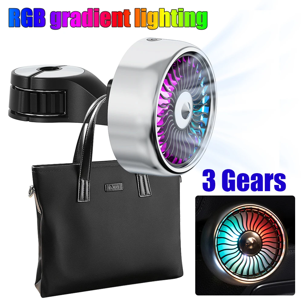 Car Cooling Fan Universal USB For Rear Seat Passenger 3 Gear Headrest Mini Fan With Atmosphere Light Fixed Backseat Cooler Fan
Car Cooling Fan Universal USB For Rear Seat Passenger 3 Gear Headrest Mini Fan With Atmosphere Light Fixed Backseat Cooler Fan