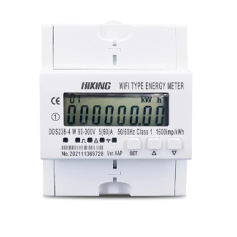 60A 90-300V TUYA Single Phase WIFI Smart Energy Meter Monitoring Circuit Breaker With Voltage Current Protection RS485
60A 90-300V TUYA Single Phase WIFI Smart Energy Meter Monitoring Circuit Breaker With Voltage Current Protection RS485