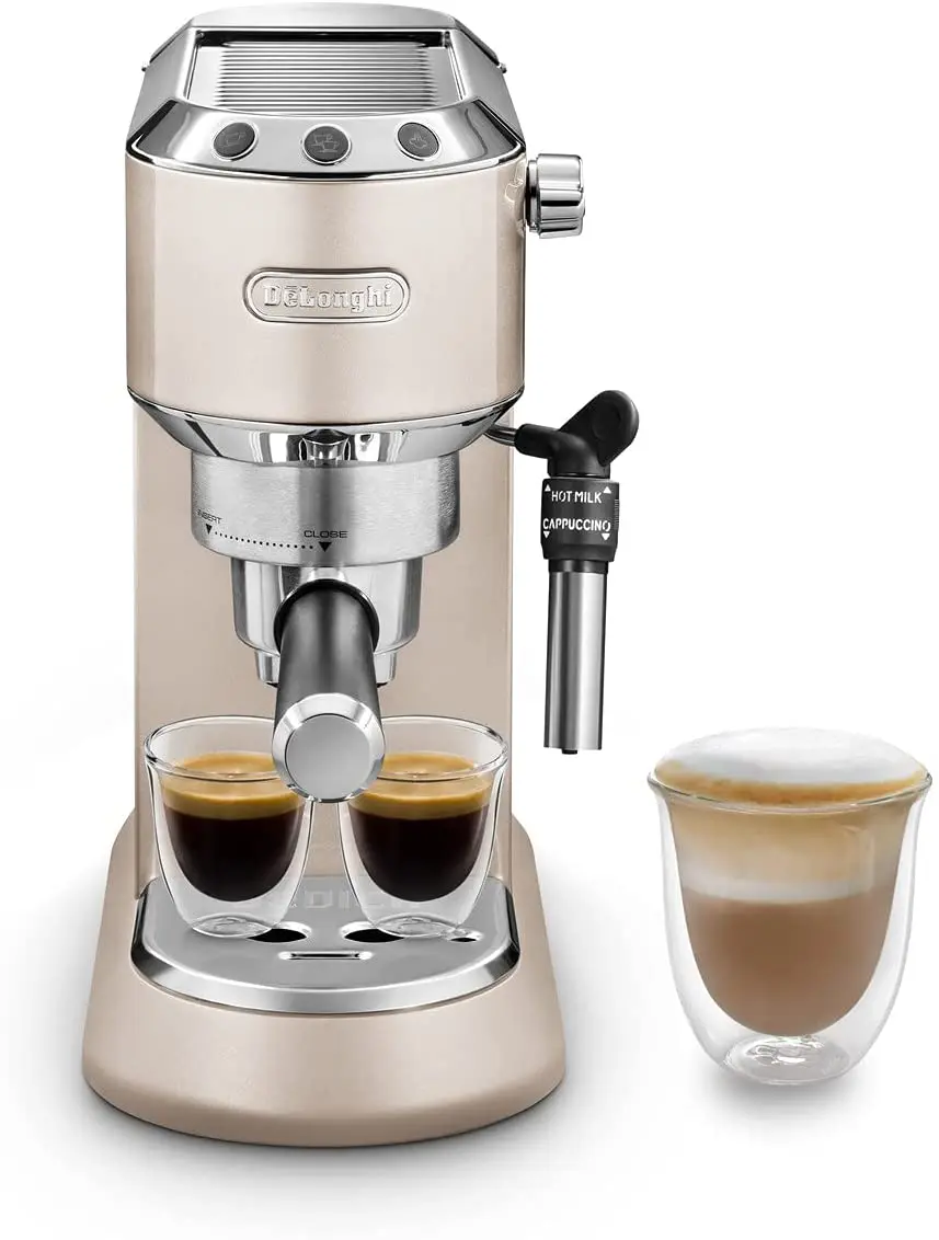 Эспрессо-машина De'Longhi Dedica Style EC 685.BK с головкой из вспененного молока, контейнер для воды на 1 литр, полностью металлический
Эспрессо-машина De'Longhi Dedica Style EC 685.BK с головкой из вспененного молока, контейнер для воды на 1 литр, полностью металлический