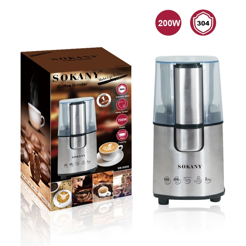 Electric Coffee Grinder Kitchen Cereals Nuts Beans Spices Grains Grinding Machine Multifunctional Coffe Grinder Machine 220V
Electric Coffee Grinder Kitchen Cereals Nuts Beans Spices Grains Grinding Machine Multifunctional Coffe Grinder Machine 220V
