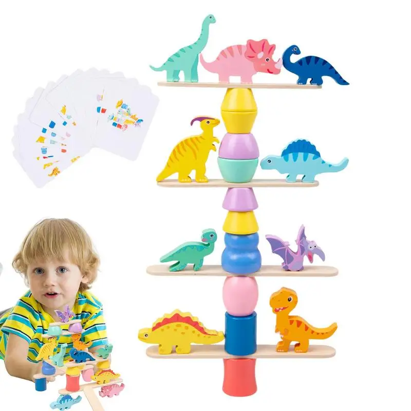 Wooden Stacking Board Games Dinosaur Balance Toy Animal Games Preschool Learning Toys Balance Competition Game Building Toys
Wooden Stacking Board Games Dinosaur Balance Toy Animal Games Preschool Learning Toys Balance Competition Game Building Toys