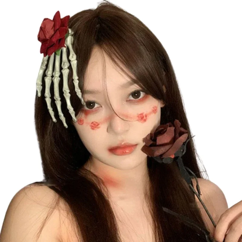 Hairpin Dark Style Funny Girl Horror Dress Up Accessories Headdress Hair Clip Accessories Barrettes Hairgrip Headdress Ornaments
Hairpin Dark Style Funny Girl Horror Dress Up Accessories Headdress Hair Clip Accessories Barrettes Hairgrip Headdress Ornaments