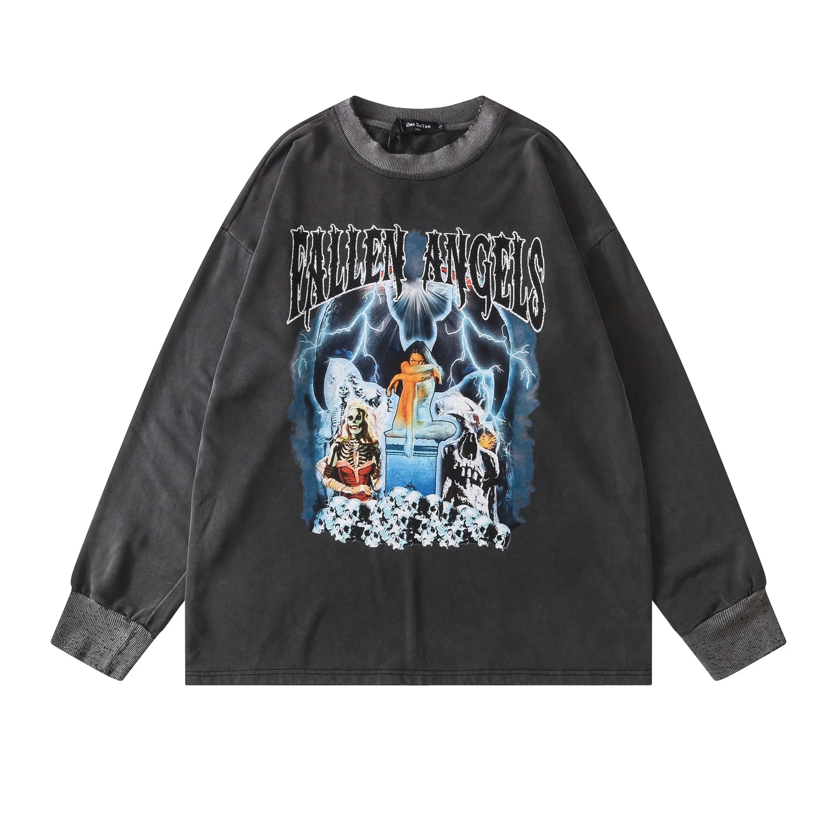Streetwear 2021 Men Fallen Angel Print Harajuku Pullover Washed Sweatshirt Hip Hop Pullover Autumn Cotton Sweat Shirt
Streetwear 2021 Men Fallen Angel Print Harajuku Pullover Washed Sweatshirt Hip Hop Pullover Autumn Cotton Sweat Shirt