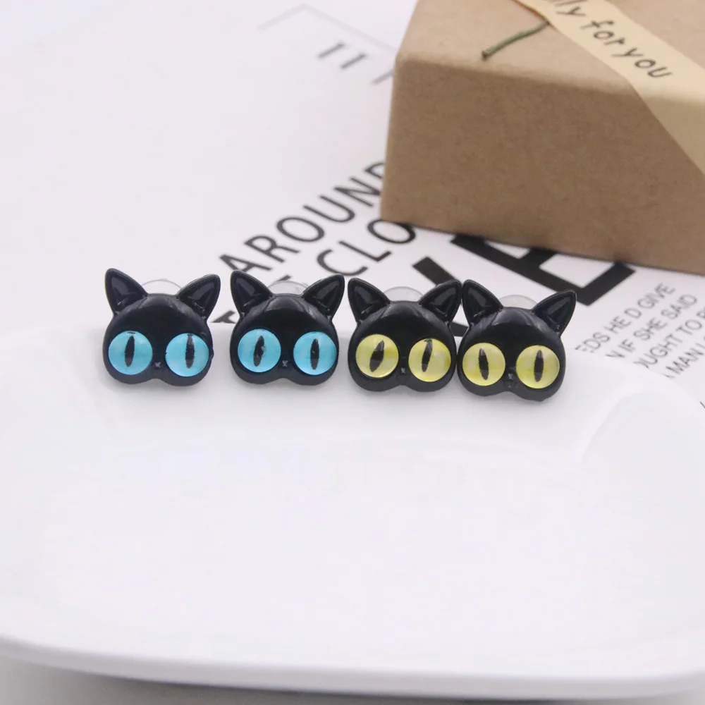 Black Cat Monster Earrings For Women Funny Big Eye Cartoon Couple Earrings Jewelry Fashion Sweet Accessories 2023 New
Black Cat Monster Earrings For Women Funny Big Eye Cartoon Couple Earrings Jewelry Fashion Sweet Accessories 2023 New