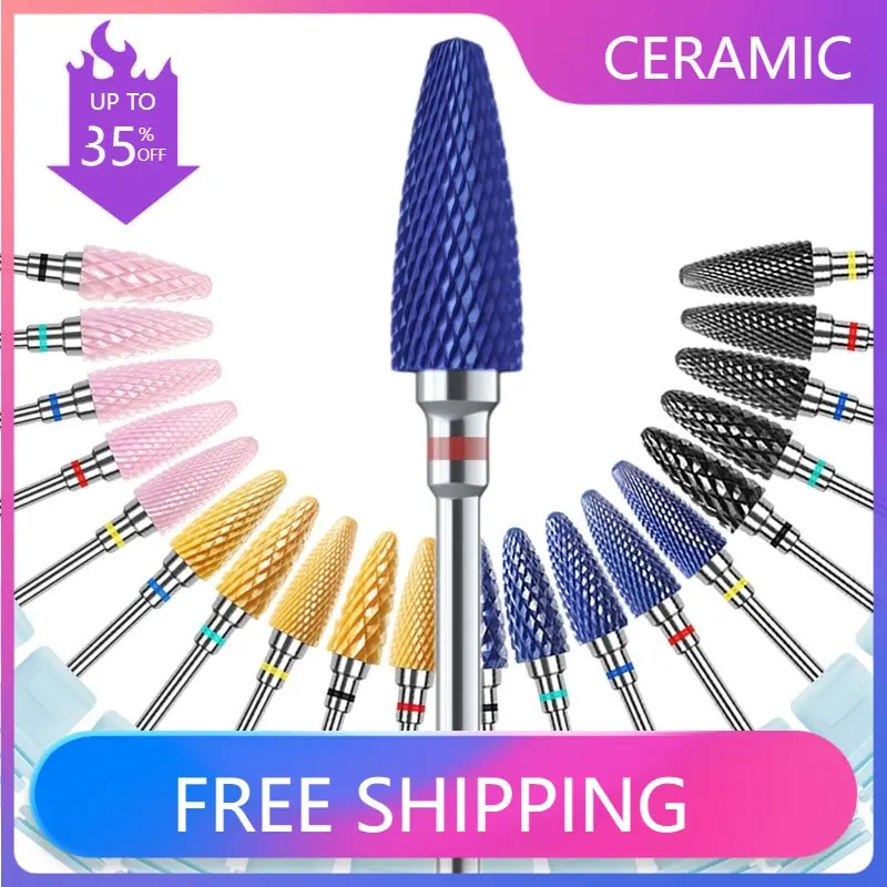 3/32" Ceramic Milling Cutter Cone Shape Nail Drill Bits Rotary Burr for Manicure Pedicure Efile Nail Art Tools for Professionals
3/32" Ceramic Milling Cutter Cone Shape Nail Drill Bits Rotary Burr for Manicure Pedicure Efile Nail Art Tools for Professionals