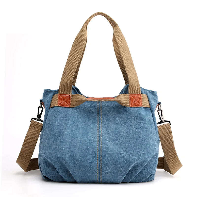 2022 Female Handbags Large Capacity Travel Shoulder Bag Fashion High Quality Canvas Handbag Multipocket Women's Shopping Tote
2022 Female Handbags Large Capacity Travel Shoulder Bag Fashion High Quality Canvas Handbag Multipocket Women's Shopping Tote