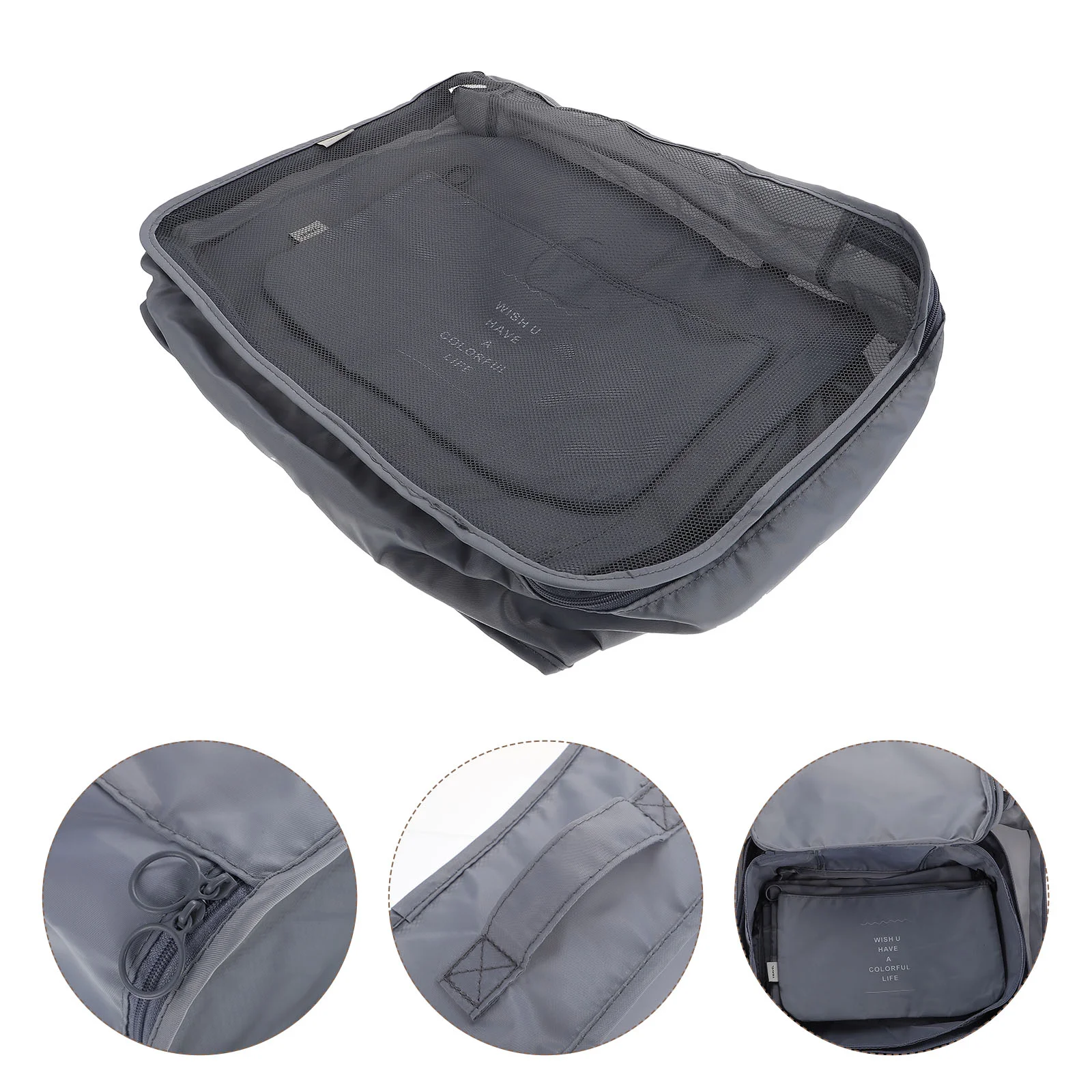1 Set Pouches Travel Cosmetic Bags Polyester Toiletries Pouches Clothes Classification Bags for Makeup Use Cosmetics Use
1 Set Pouches Travel Cosmetic Bags Polyester Toiletries Pouches Clothes Classification Bags for Makeup Use Cosmetics Use