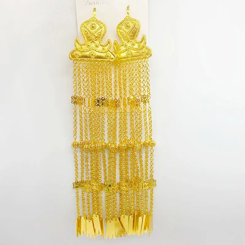 Earings For Womens New 24K Gold Plated Tassel Earrings Wedding Party Accessories YY10108
Earings For Womens New 24K Gold Plated Tassel Earrings Wedding Party Accessories YY10108