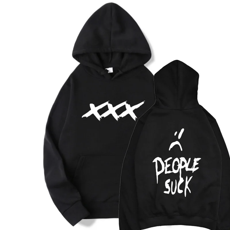 New Mens Clothing Xxxtentacion People Suck Man Hoodies Spring Autumn Fleece Sweatshirts Hip Hop Streetwear Women Men Tracksuit
New Mens Clothing Xxxtentacion People Suck Man Hoodies Spring Autumn Fleece Sweatshirts Hip Hop Streetwear Women Men Tracksuit