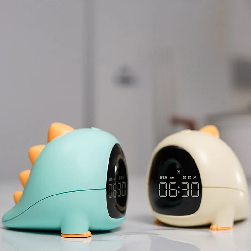 ZGXTM Creative Cartoon Small Dinosaur Alarm Clock Children's Bedroom Learning Clock Big Digital LED Charging Small Alarm Clock
ZGXTM Creative Cartoon Small Dinosaur Alarm Clock Children's Bedroom Learning Clock Big Digital LED Charging Small Alarm Clock
