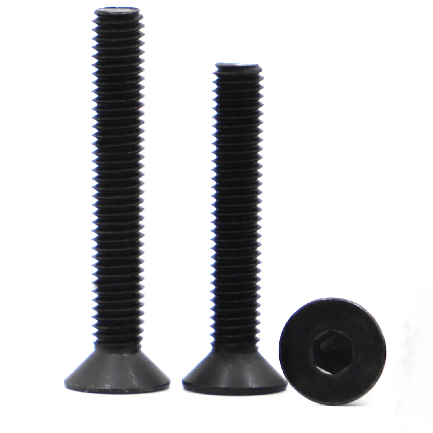 1-50pcs M2 M2.5 M3 M4 M5 M6 M8 M10 M12 Black Grade 10.9 Steel Hexagon Hex Socket Flat Head Countersunk Screw
1-50pcs M2 M2.5 M3 M4 M5 M6 M8 M10 M12 Black Grade 10.9 Steel Hexagon Hex Socket Flat Head Countersunk Screw