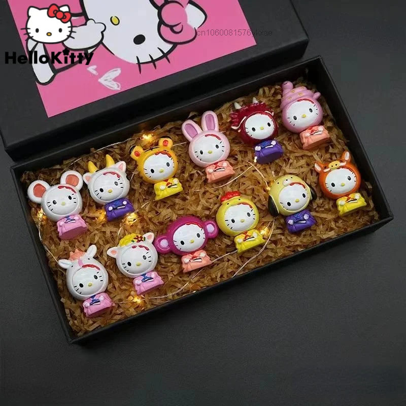 12pcs/sets Sanrio Hello Kitty 12 Zodiac Figure Mini Toys Dolls Carbot 4CM Figure Model Children Birthday Gift Car Home Decor Y2k
12pcs/sets Sanrio Hello Kitty 12 Zodiac Figure Mini Toys Dolls Carbot 4CM Figure Model Children Birthday Gift Car Home Decor Y2k