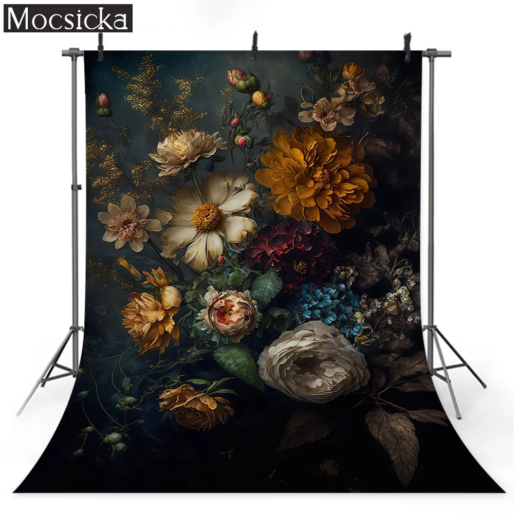 Mocsicka Vintage Floral Photography Backdrops Retro Floral Backgrounds Photography Accessories Adult Portrait Photo Studio Props
Mocsicka Vintage Floral Photography Backdrops Retro Floral Backgrounds Photography Accessories Adult Portrait Photo Studio Props