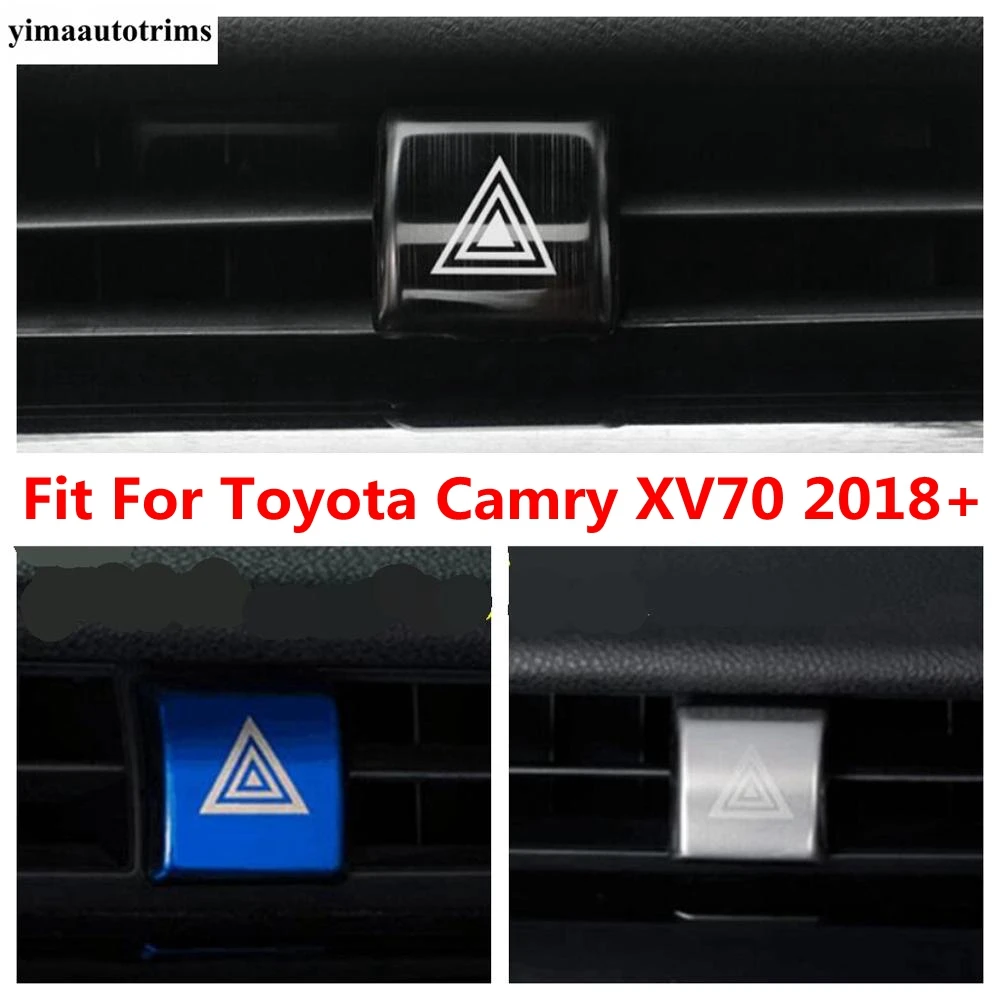 Danger Warning Light Lamp Switch Button Panel Decoration Cover Trim For Toyota Camry XV70 2018 -2023 Stainless Steel Accessories
Danger Warning Light Lamp Switch Button Panel Decoration Cover Trim For Toyota Camry XV70 2018 -2023 Stainless Steel Accessories