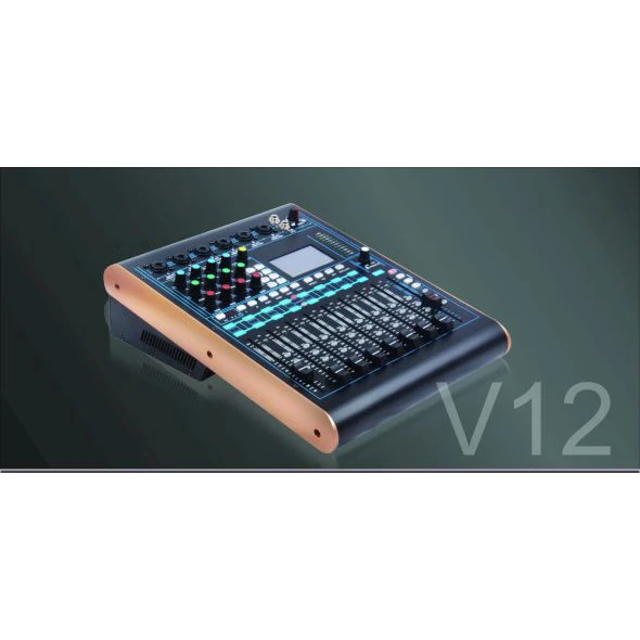 Professional Audio digital 12 Channels mixer for DJ speakers audio system sound system
Professional Audio digital 12 Channels mixer for DJ speakers audio system sound system