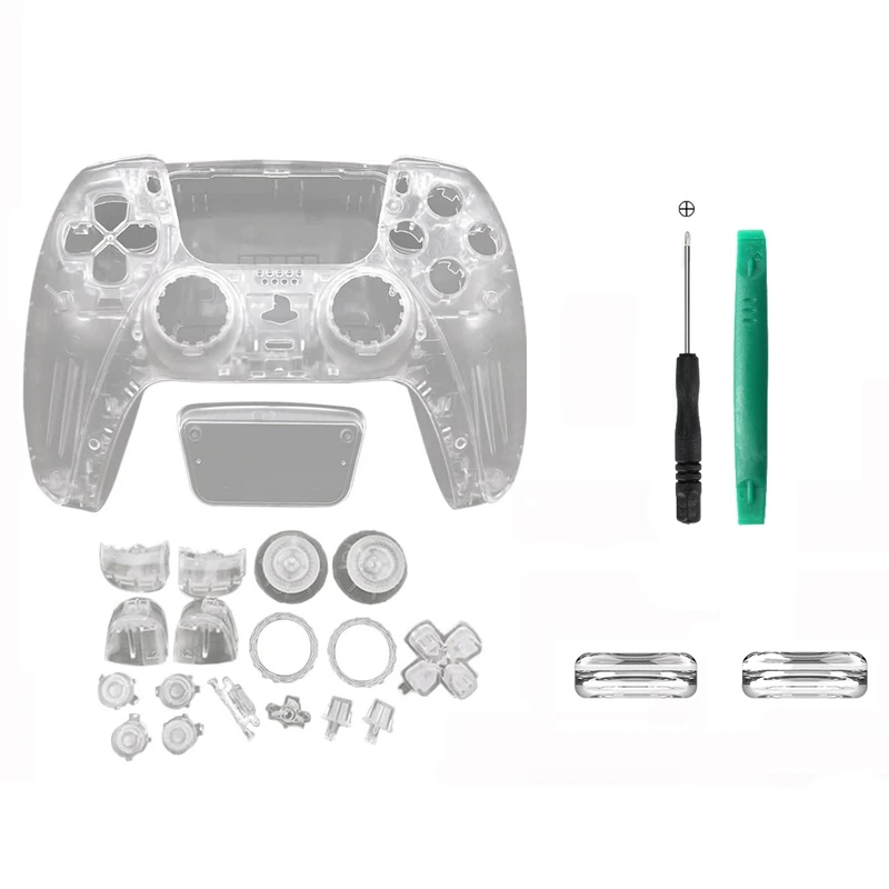 Replacement Spare Parts Game Controller Shell For PS5 Customized Faceplate Controller Game Cover Shells Game
Replacement Spare Parts Game Controller Shell For PS5 Customized Faceplate Controller Game Cover Shells Game