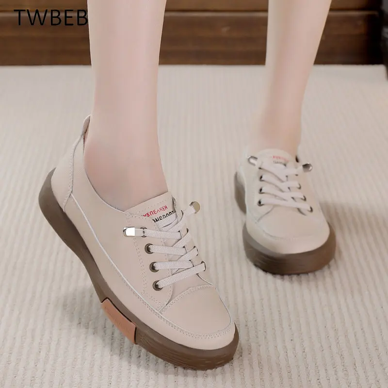 Spring Student Korean Version Women Low-top Flat Casual Sneakers Corium Ladies Non-slip Wear-resistant Large Size Flat Shoes
Spring Student Korean Version Women Low-top Flat Casual Sneakers Corium Ladies Non-slip Wear-resistant Large Size Flat Shoes