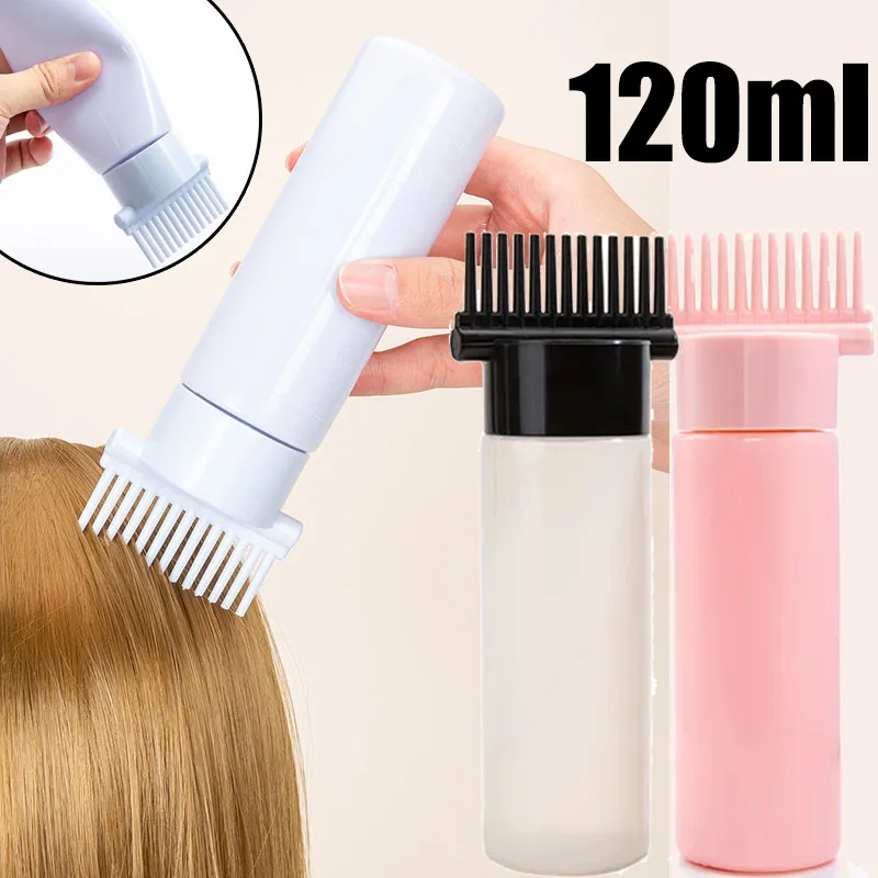 Refillable 120ML Bottle Hair Dye Shampoo Plastic Applicator Comb Dispensing Salon Oil Hair Coloring Hairdress Styling Tool
Refillable 120ML Bottle Hair Dye Shampoo Plastic Applicator Comb Dispensing Salon Oil Hair Coloring Hairdress Styling Tool