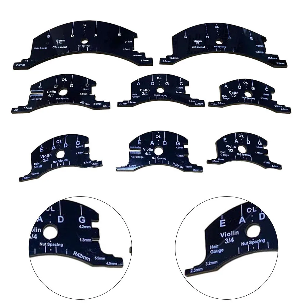Violin Bridges Multifunctional Mold Template Full Size Cello Bridge Repair Tool 1/2 3/4 4/4 Fingerboard Scraper Making Tool
Violin Bridges Multifunctional Mold Template Full Size Cello Bridge Repair Tool 1/2 3/4 4/4 Fingerboard Scraper Making Tool