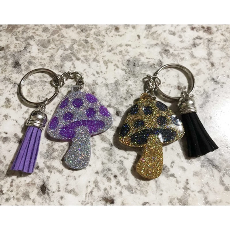 2022 New Mushroom Keychain UV Epoxy Resin Mold Handmade Hanging Pendant Silicone Mould DIY Crafts Jewelry Decorations Casting
2022 New Mushroom Keychain UV Epoxy Resin Mold Handmade Hanging Pendant Silicone Mould DIY Crafts Jewelry Decorations Casting