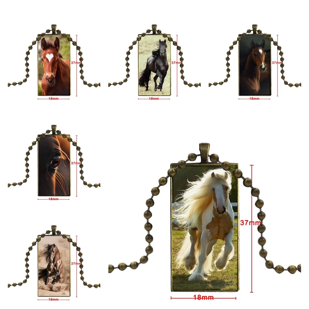 Glass Cabochon Jewelry Steel Color With Long Pendant Choker Rectangle Black Hematite Necklace Running Horse Future For Unisex
Glass Cabochon Jewelry Steel Color With Long Pendant Choker Rectangle Black Hematite Necklace Running Horse Future For Unisex