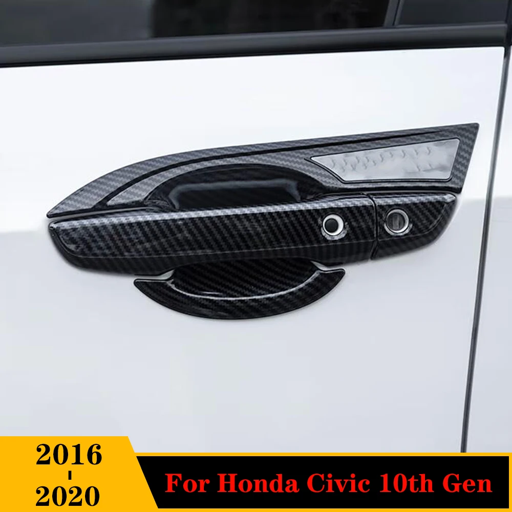 Left Hand Drive Door Handle Cover ABS Carbon Fiber Exterior Parts Styling For Honda Civic 10Th Gen 2016 - 2020 Car Accessories
Left Hand Drive Door Handle Cover ABS Carbon Fiber Exterior Parts Styling For Honda Civic 10Th Gen 2016 - 2020 Car Accessories