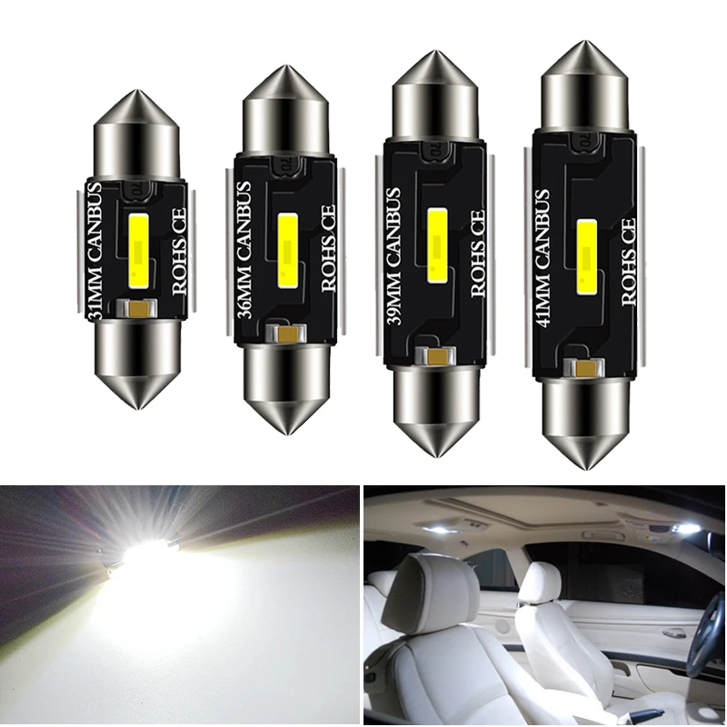 2x C5w Led Signal Lamp Csp 1860 Canbus Festoon Light Bulb 31mm 36mm 39mm 41mm C10w Led Auto Interior Reading Dome Light White
2x C5w Led Signal Lamp Csp 1860 Canbus Festoon Light Bulb 31mm 36mm 39mm 41mm C10w Led Auto Interior Reading Dome Light White