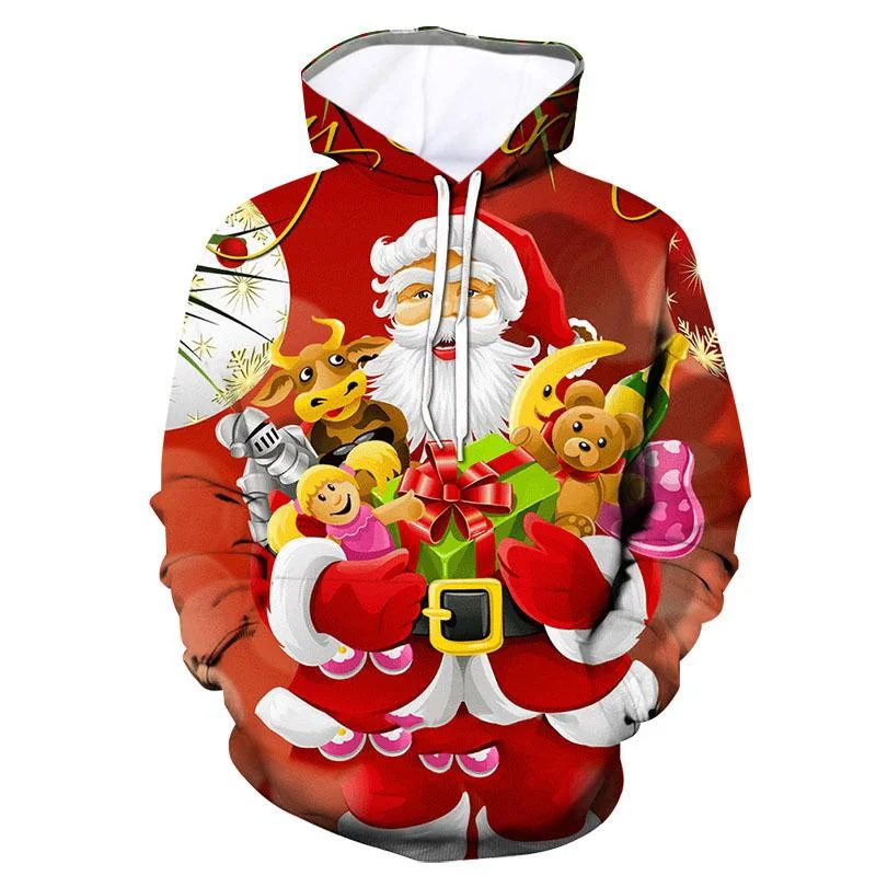 Рождественские подарки, толстовки с капюшоном с рисунком Санта-Клауса, свитер с капюшоном для мужчин, 3D печать пряников, мужские рождественские праздничные забавные пуловеры для детей
Рождественские подарки, толстовки с капюшоном с рисунком Санта-Клауса, свитер с капюшоном для мужчин, 3D печать пряников, мужские рождественские праздничные забавные пуловеры для детей