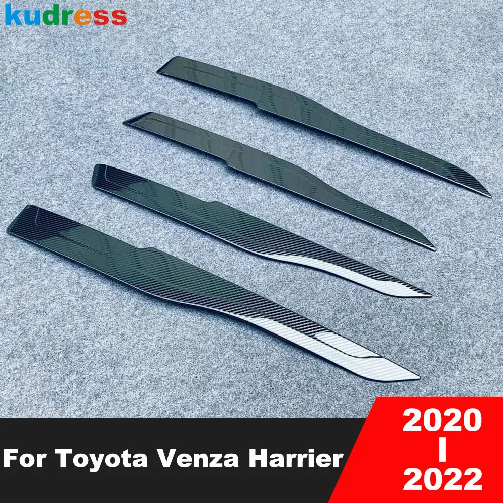 4 шт., молдинги из нержавеющей стали для Toyota Venza Harrier 2020 2021 2022
4 шт., молдинги из нержавеющей стали для Toyota Venza Harrier 2020 2021 2022