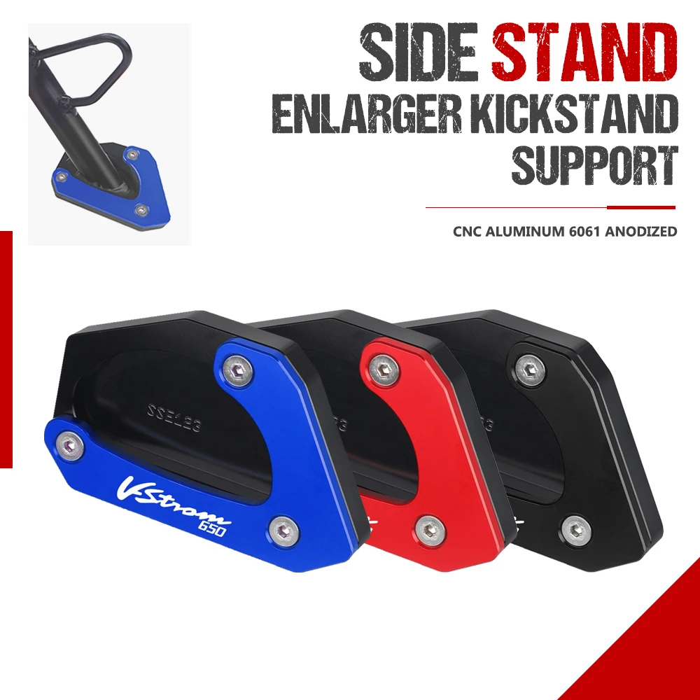 FOR Suzuki Vstrom DL650 V-strom 650 650XT 2011-2023 2022 Accessories CNC Kickstand Foot Side Stand Extension Pad Support Plate
FOR Suzuki Vstrom DL650 V-strom 650 650XT 2011-2023 2022 Accessories CNC Kickstand Foot Side Stand Extension Pad Support Plate