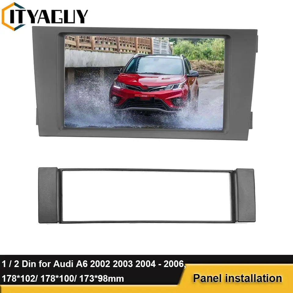 2 Din Fascia For Audi A6 2002-2006 1 Din Fascia For AUDI A6(4B) 2000 - 2001 Stereo Frame Panel Dash Installation Bezel Trim Kit
2 Din Fascia For Audi A6 2002-2006 1 Din Fascia For AUDI A6(4B) 2000 - 2001 Stereo Frame Panel Dash Installation Bezel Trim Kit