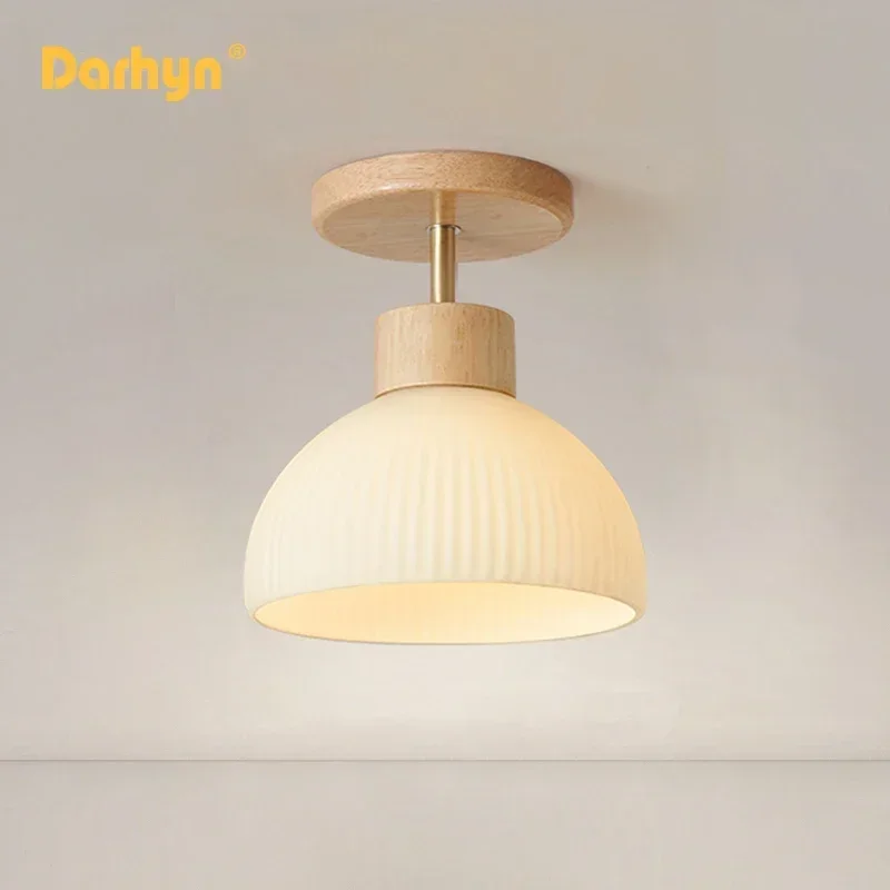 Fashion Wood Pendant Light Chandelier Living Room Glass Lampshade Aisle Balcony Bedroom Study Simple Lustre Dining Room Lamp
Fashion Wood Pendant Light Chandelier Living Room Glass Lampshade Aisle Balcony Bedroom Study Simple Lustre Dining Room Lamp