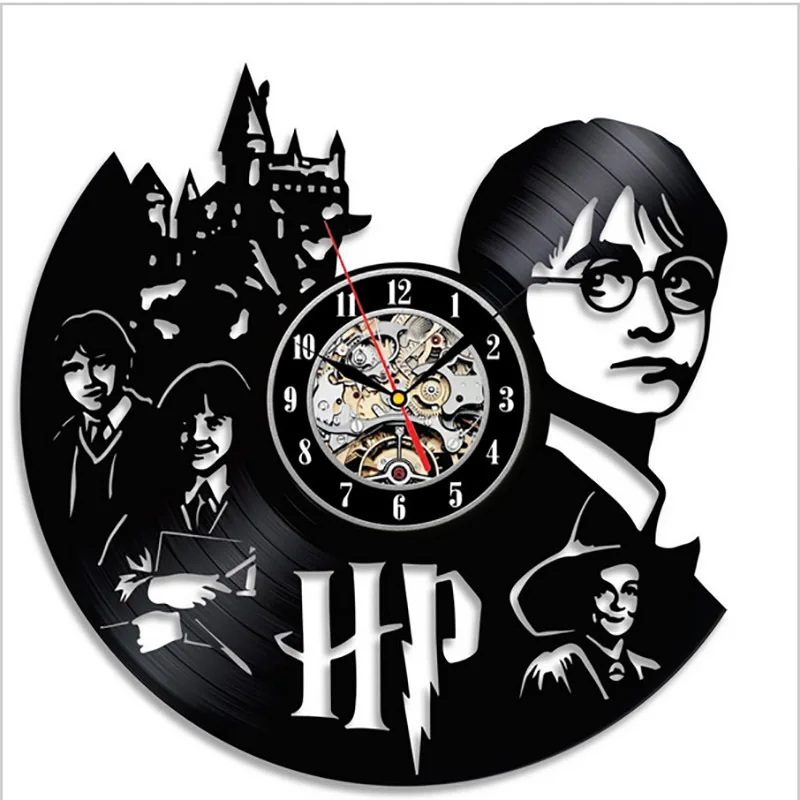 Harry Potter Wall Clock Modern Design Hermione Ron Malfort Figure Classic Vinyl Record Clocks Wall Watch Art Home Decor Gifts
Harry Potter Wall Clock Modern Design Hermione Ron Malfort Figure Classic Vinyl Record Clocks Wall Watch Art Home Decor Gifts