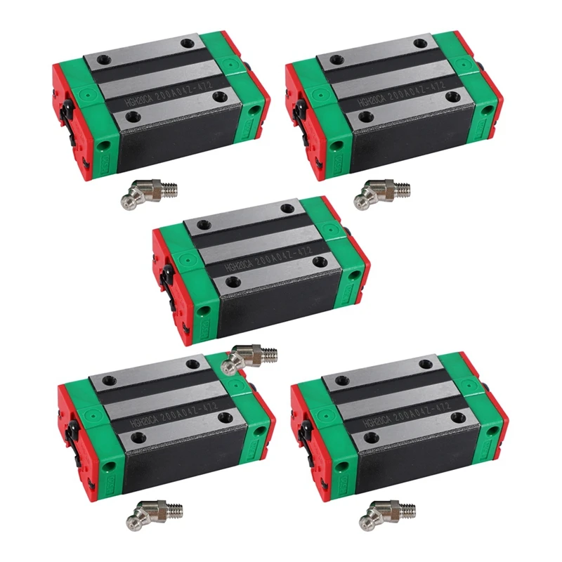 5X Steel HGH20CA 20Mm Linear Rail Guide Block For CNC Machine Parts Manufacturing Equipment
5X Steel HGH20CA 20Mm Linear Rail Guide Block For CNC Machine Parts Manufacturing Equipment