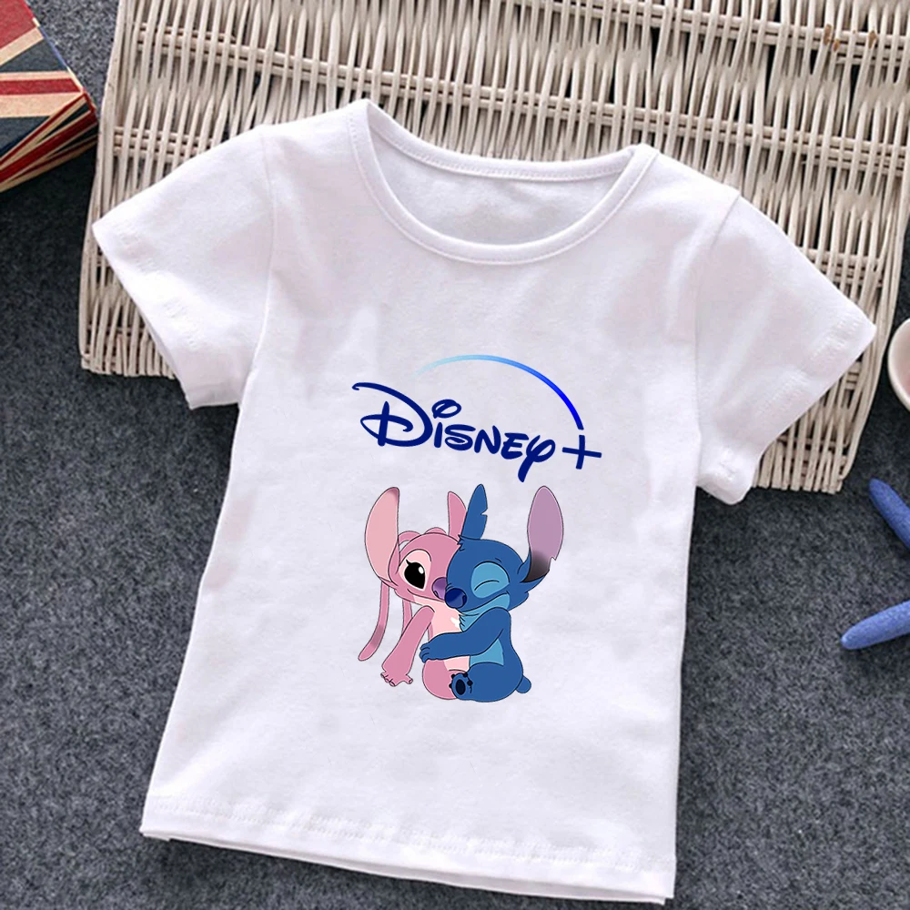 Lilo & Stitch New T-shirt Disney Cartoon Clothes Stitch Baby Print Summer Shorts Sleeve Anime Periphery Children Tops Pullover
Lilo & Stitch New T-shirt Disney Cartoon Clothes Stitch Baby Print Summer Shorts Sleeve Anime Periphery Children Tops Pullover